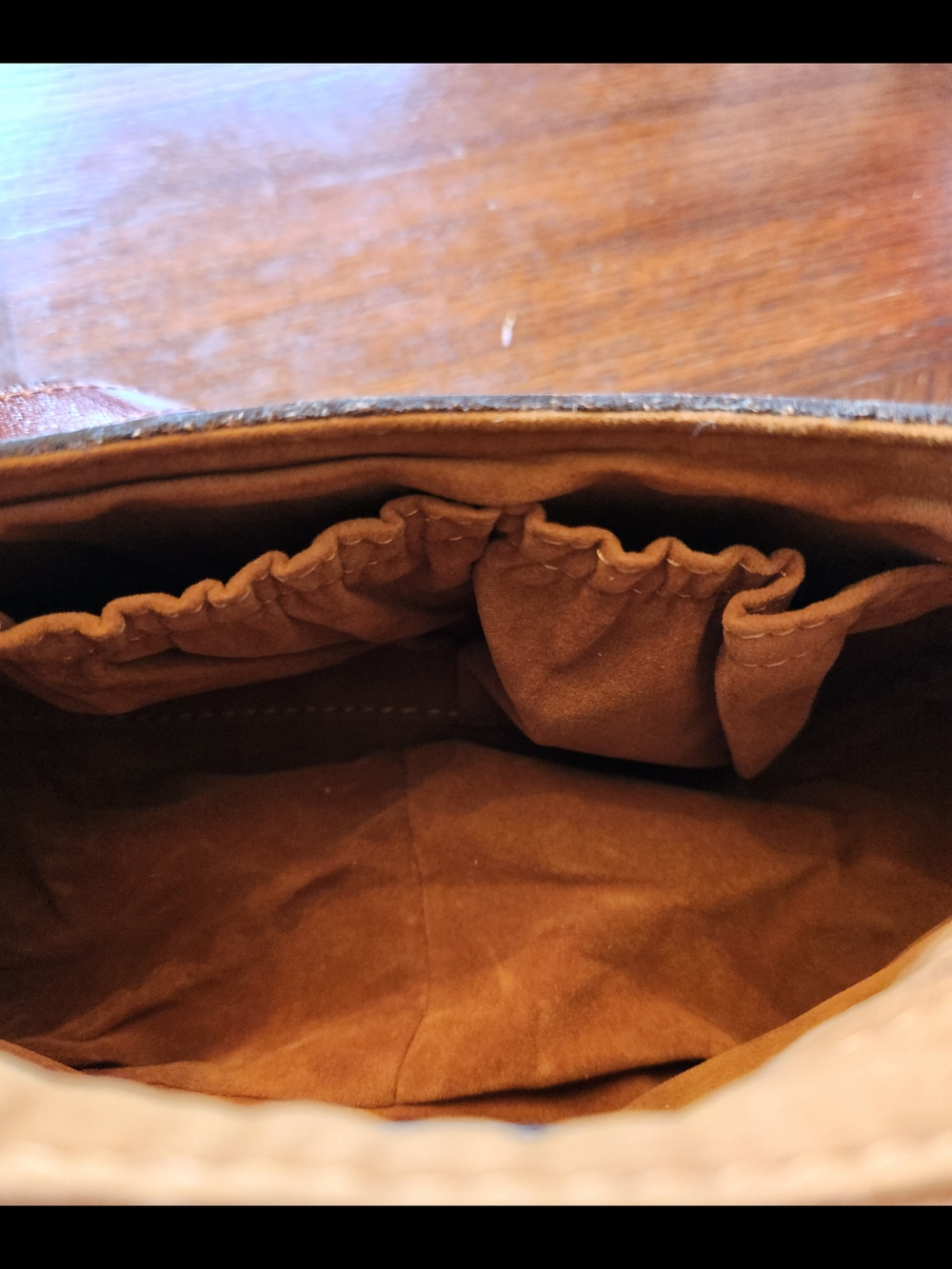 Patricia Nash Brown Floral Embossed Leather Crossbody Bag Anniversary Edition - Picture 15 of 15